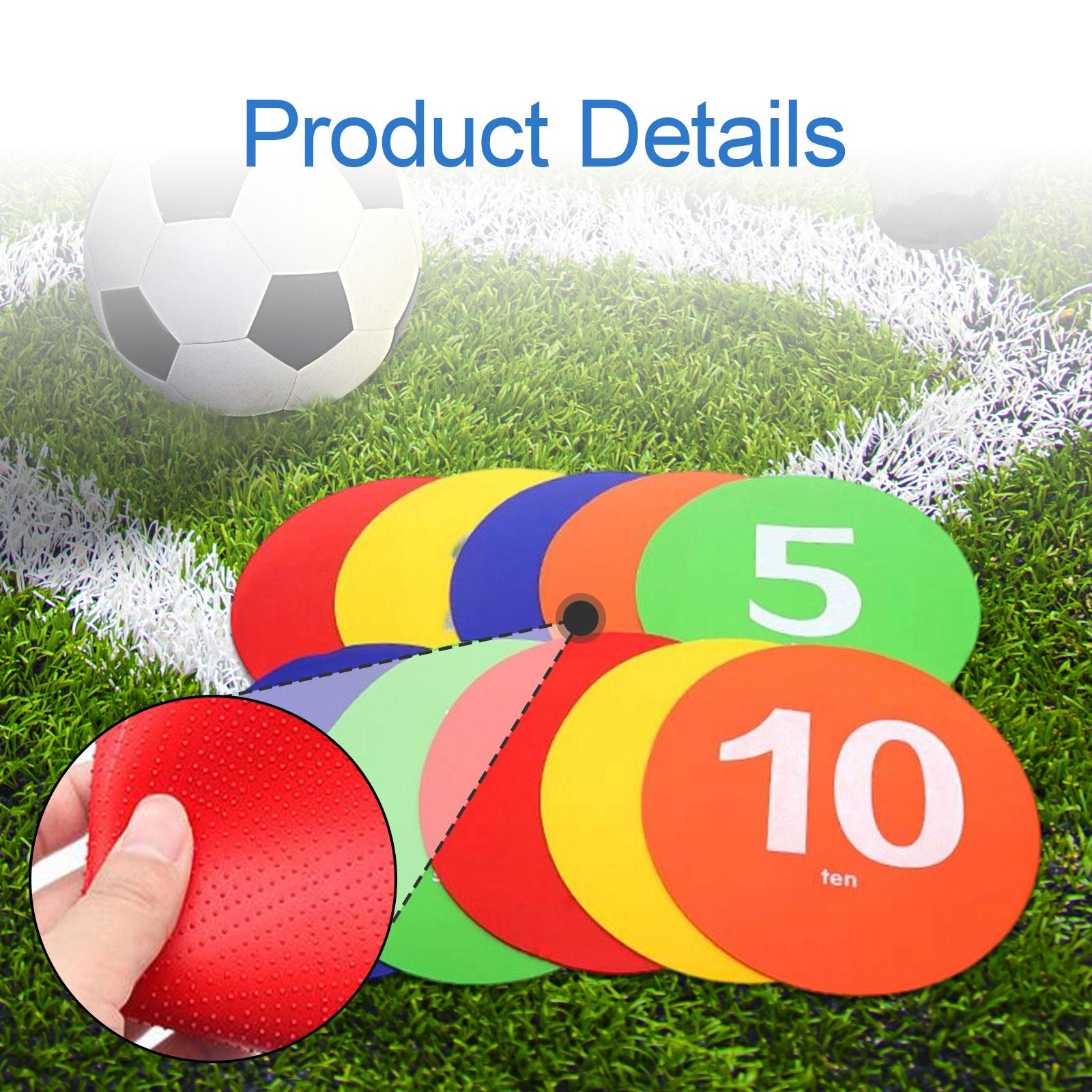 Court Marker Cone - Flat Cone Spots Markers Colorful TPR