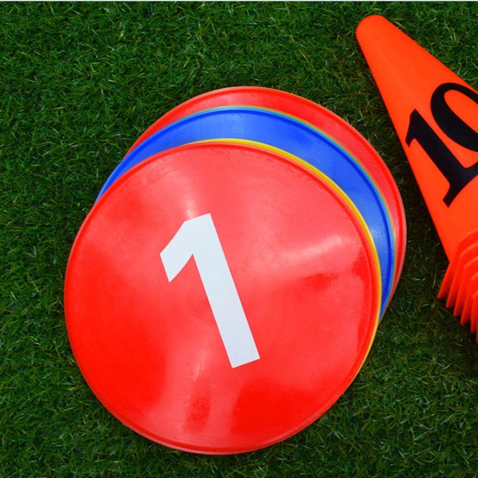 Soccer Flat Cones PVC Markers  - Court Marker Cone incelemesi ve fiyatı