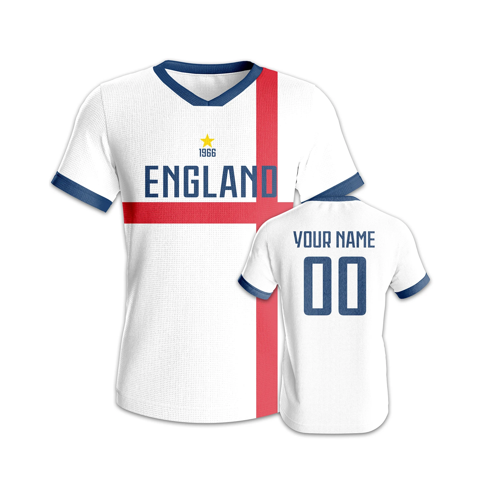 Custom England Soccer Jersey B - Badminton England incelemesi ve fiyatı