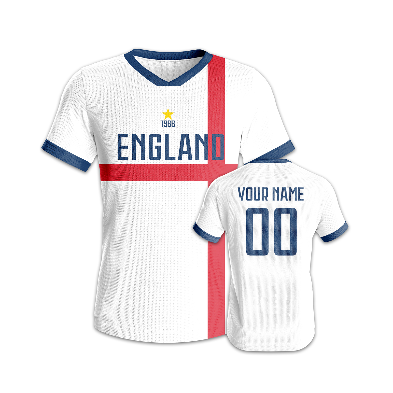 Custom England Soccer Jersey B - Badminton England incelemesi ve fiyatı