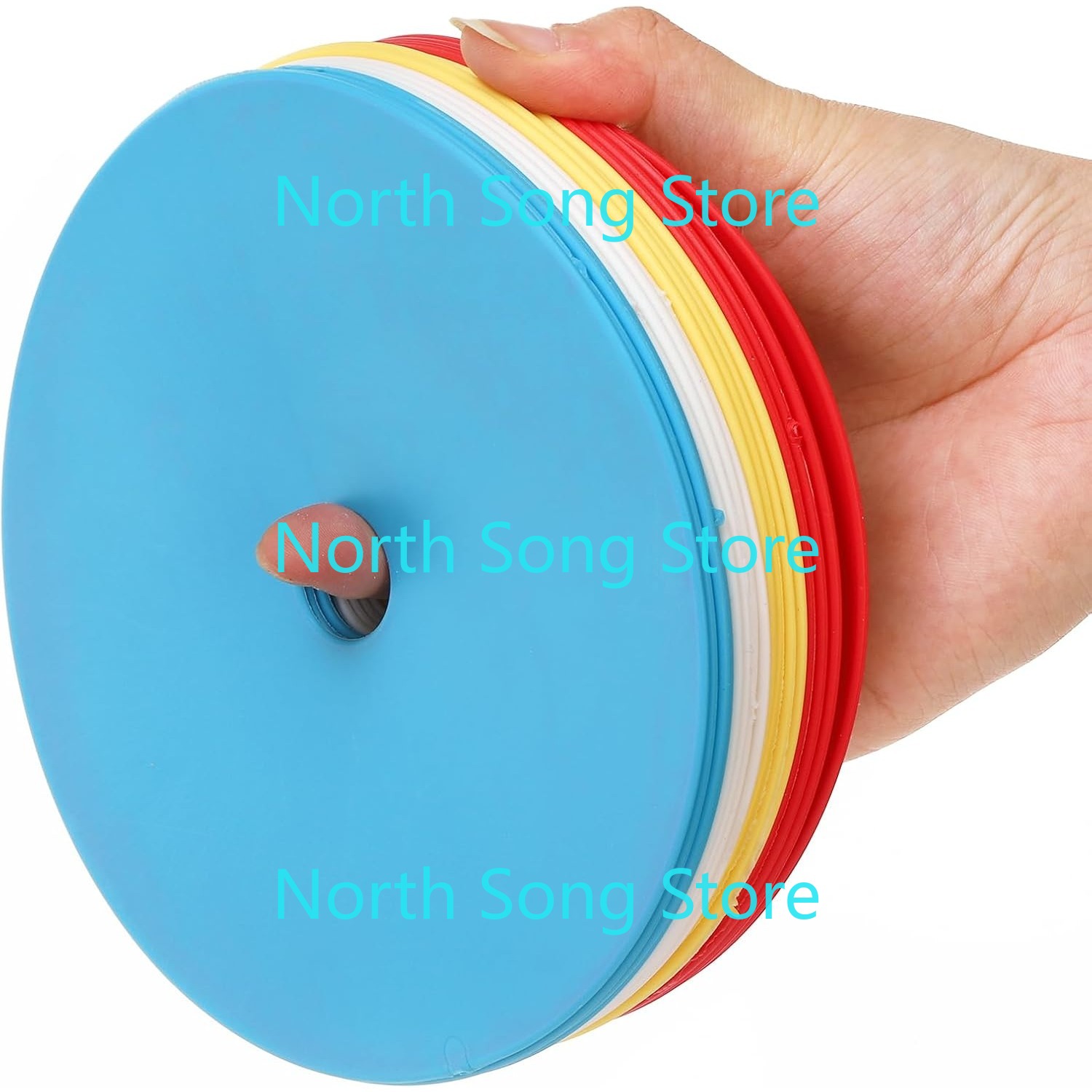 20 Pcs 6'' Flat Cones Spot Mar - Court Marker Cone incelemesi ve fiyatı